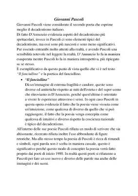 Pascoli e D'Annunzio: Amicizia e Confronto tra Due Grandi Poeti