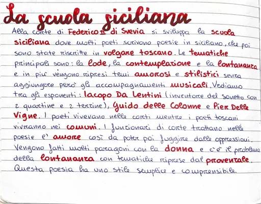 Riassunto della Scuola Siciliana e Toscana: Poeti Famosi e Poesia Siculo-Toscana