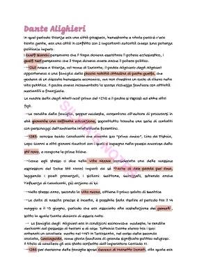 Dante Alighieri: Vita e Opere Semplificato - Dolce Stil Novo e De Vulgari Eloquentia PDF