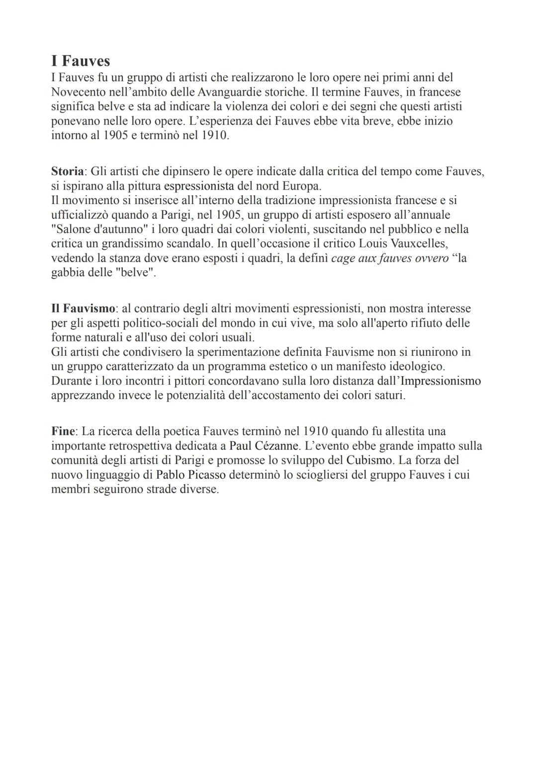 
<p>L'<strong>Espressionismo</strong> è una delle principali tendenze artistiche e culturali del '900 in Europa. Il termine indica un'arte d