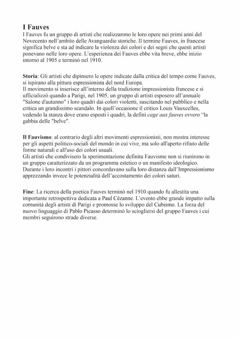 
<p>L'<strong>Espressionismo</strong> è una delle principali tendenze artistiche e culturali del '900 in Europa. Il termine indica un'arte d