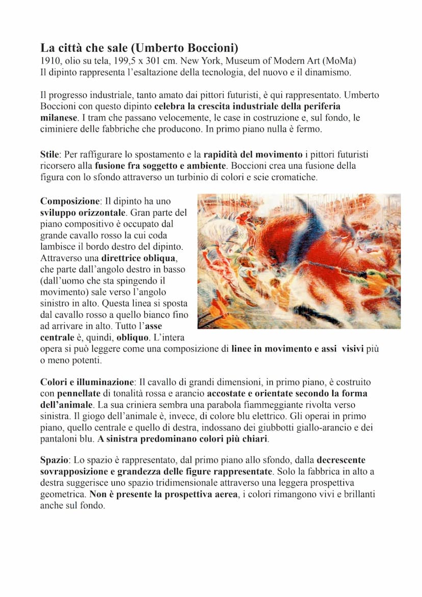 
<p>L'<strong>Espressionismo</strong> è una delle principali tendenze artistiche e culturali del '900 in Europa. Il termine indica un'arte d