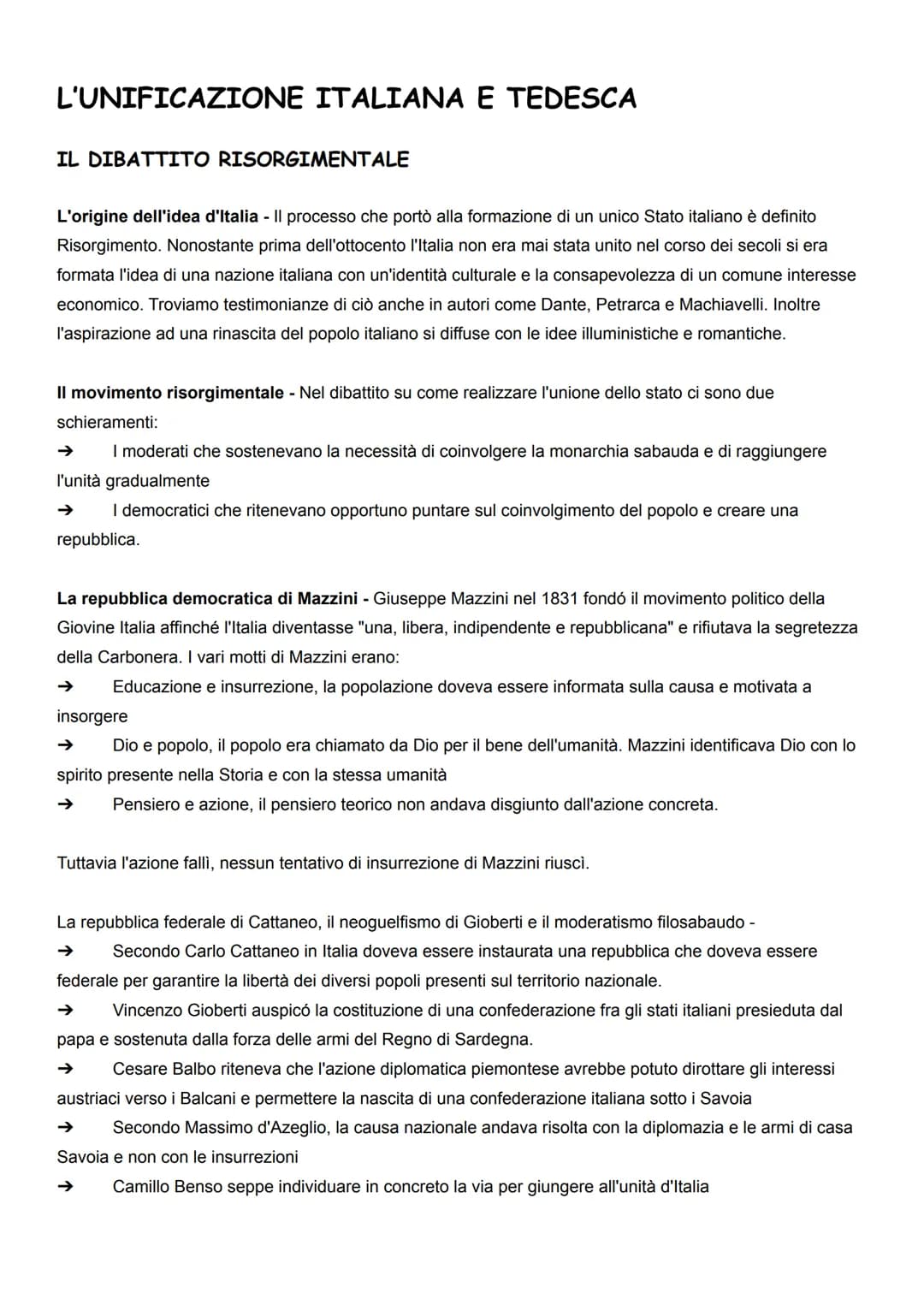 
<h2 id="loriginedellideaditalia">L'origine dell'idea d'Italia</h2>
<p>Il processo che portò alla formazione di un unico Stato italiano è de