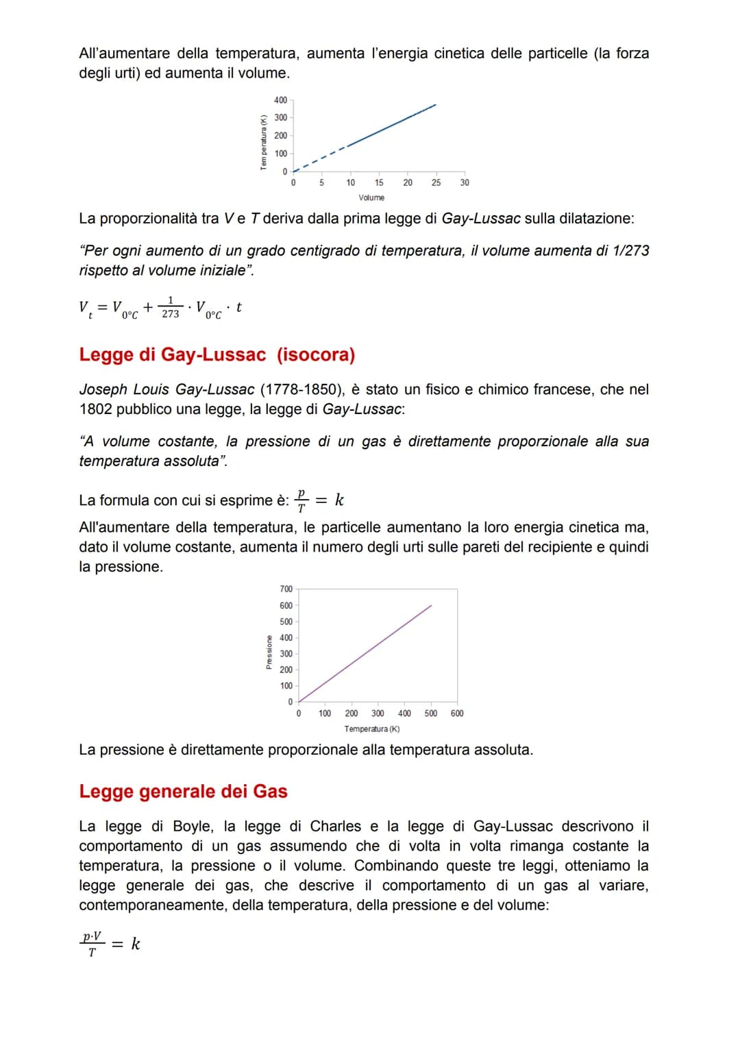 Gas ideale/perfetto
La principale caratteristica della materia gassosa è la "confusione". Per spiegare a
cosa è dovuto questo “disordine" si