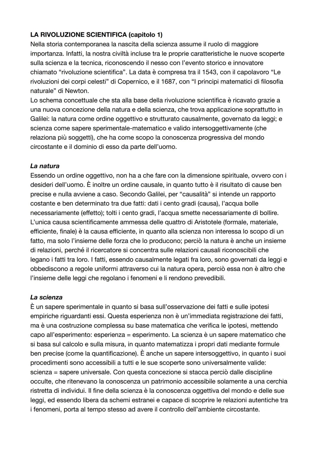La rivoluzione scientifica 