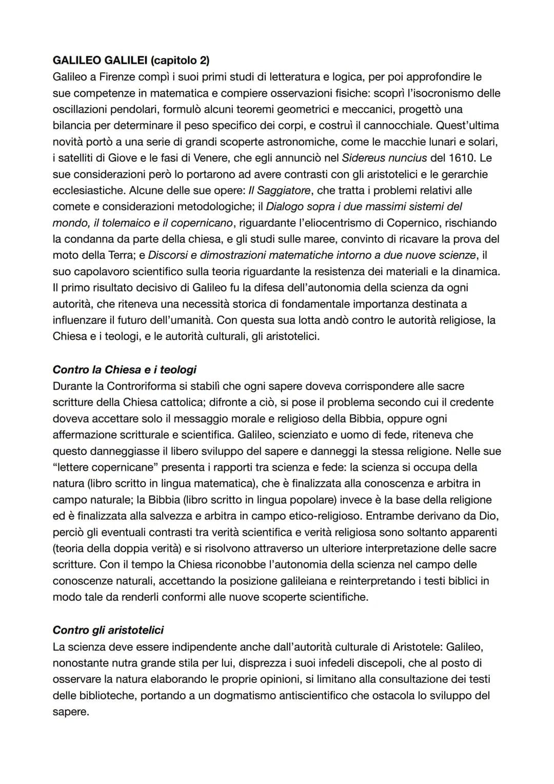 LA RIVOLUZIONE SCIENTIFICA (capitolo 1)
Nella storia contemporanea la nascita della scienza assume il ruolo di maggiore
importanza. Infatti,