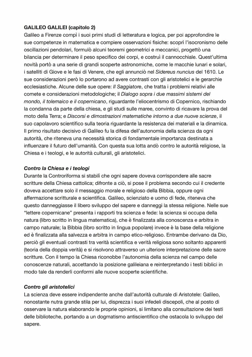 LA RIVOLUZIONE SCIENTIFICA (capitolo 1)
Nella storia contemporanea la nascita della scienza assume il ruolo di maggiore
importanza. Infatti,