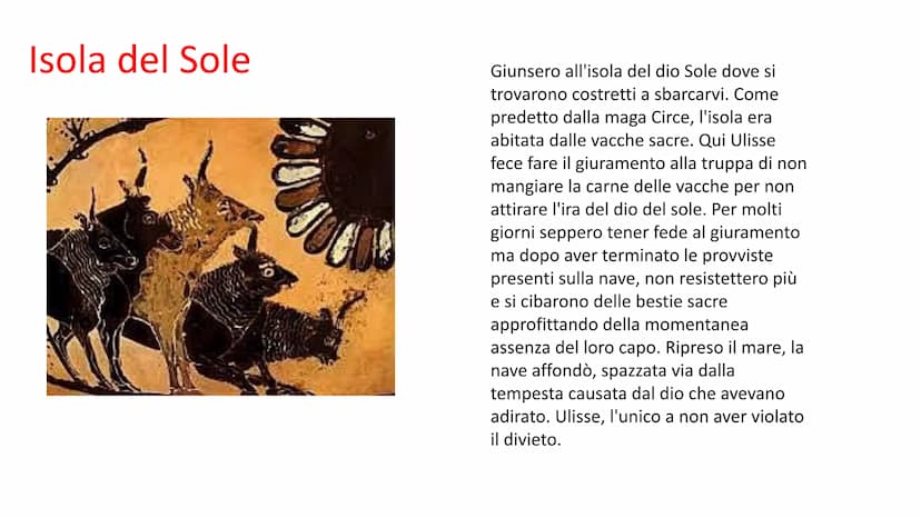 L'Odissea: il viaggio di Ulisse Troia
mukoul
www
Ulisse fu l'ideatore del cavallo
di troia grazie al quale vinse
questa guerra che durò 10 a
