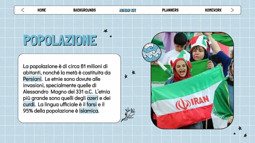 ☆
HOME
BACKGROUNDS
IRAN
AVATAR KIT
ATAR
☆
PLANNERS
IRAN
TURKMENISTAN
HOMEWORK >
AFGHANIST
★ <
HOME
**
★
BACKGROUNDS
Capitale: Tehran
Ordinam