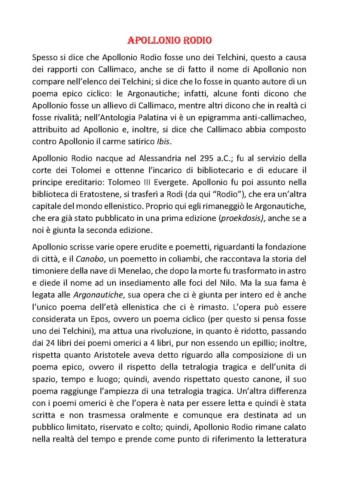 Apollonio Rodio