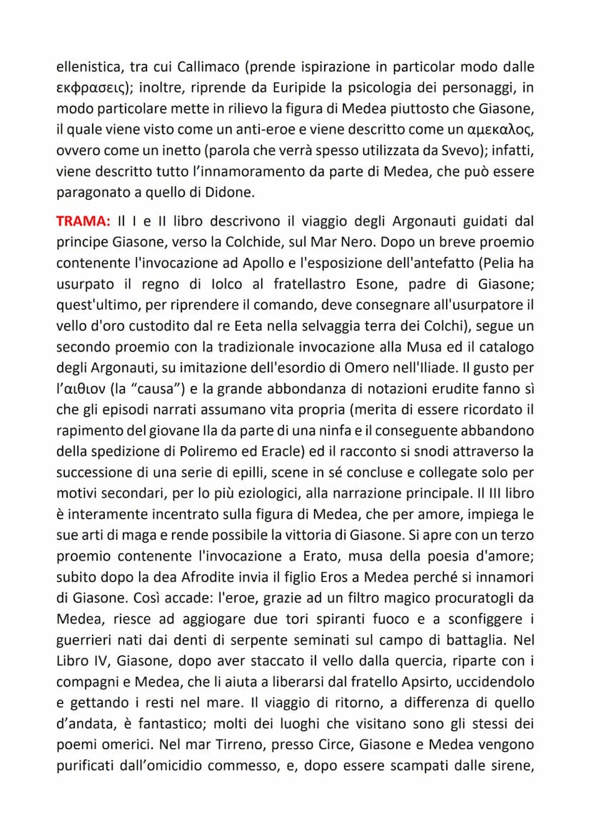 APOLLONIO RODIO
Spesso si dice che Apollonio Rodio fosse uno dei Telchini, questo a causa
dei rapporti con Callimaco, anche se di fatto il n