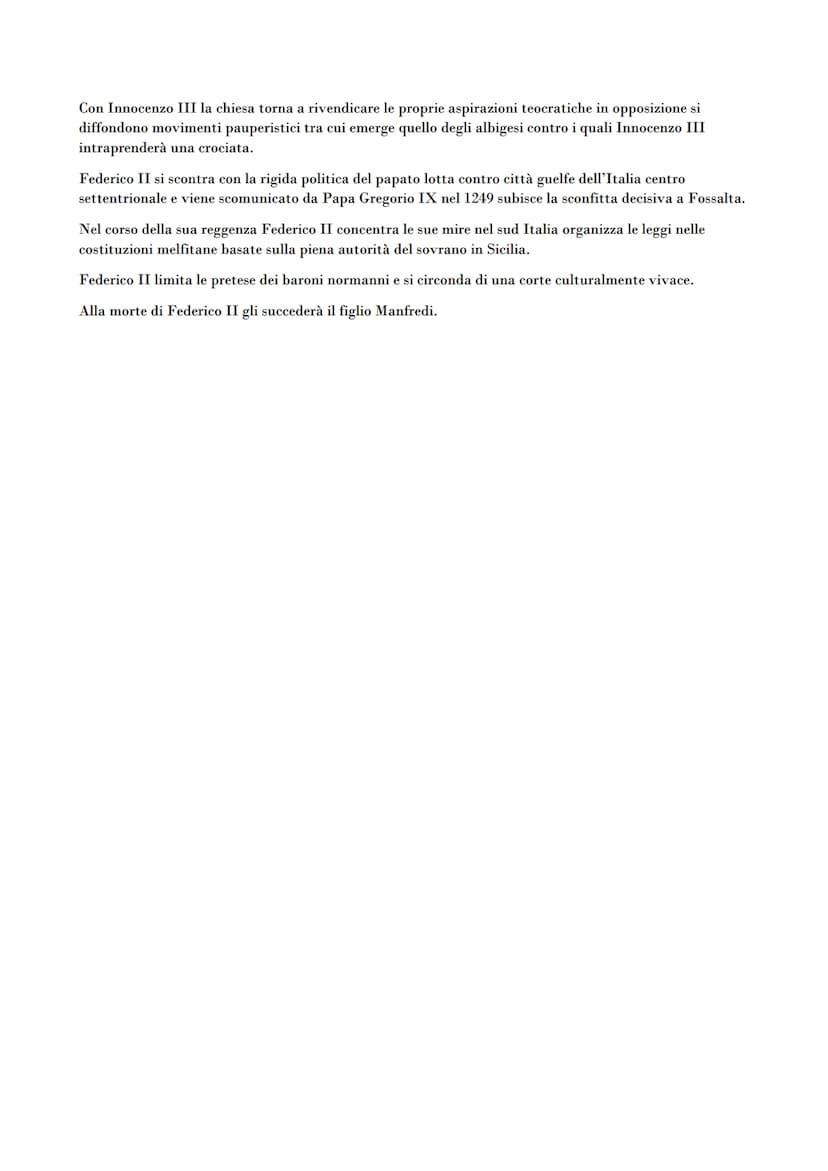 I Comuni
I Comuni, l'Impero e il Papato
Dopo la pace di Costanza i Comuni iniziarono a diventare un'organizzazione stabile riconosciuta
dall