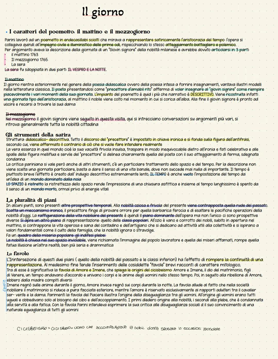 # Giuseppe parini

1) la vita
Nacque nel 1729 a Bosisio in Brianza da una famiglia di modeste condizioni. A 10 anni fu mandato a Milano per 