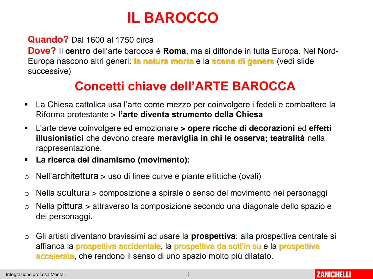 Unità 9
Il Barocco
Emanuela Pulvirenti, Artemondo, Zanichelli editore 2018
1
ZANICHELLI L'Europa nell'età barocca
Tra l'inizio del '600 e la