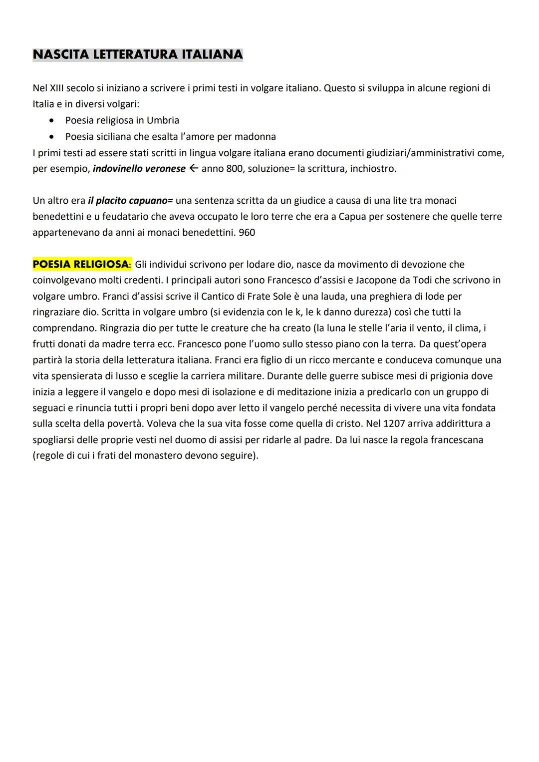 MEDIOEVO
Medioevo va dal 476 d.C. (caduta Impero Romano d'oc) fino al 1492 (scoperta dell'America) ed è diviso in
alto medioevo (476 d.c-100