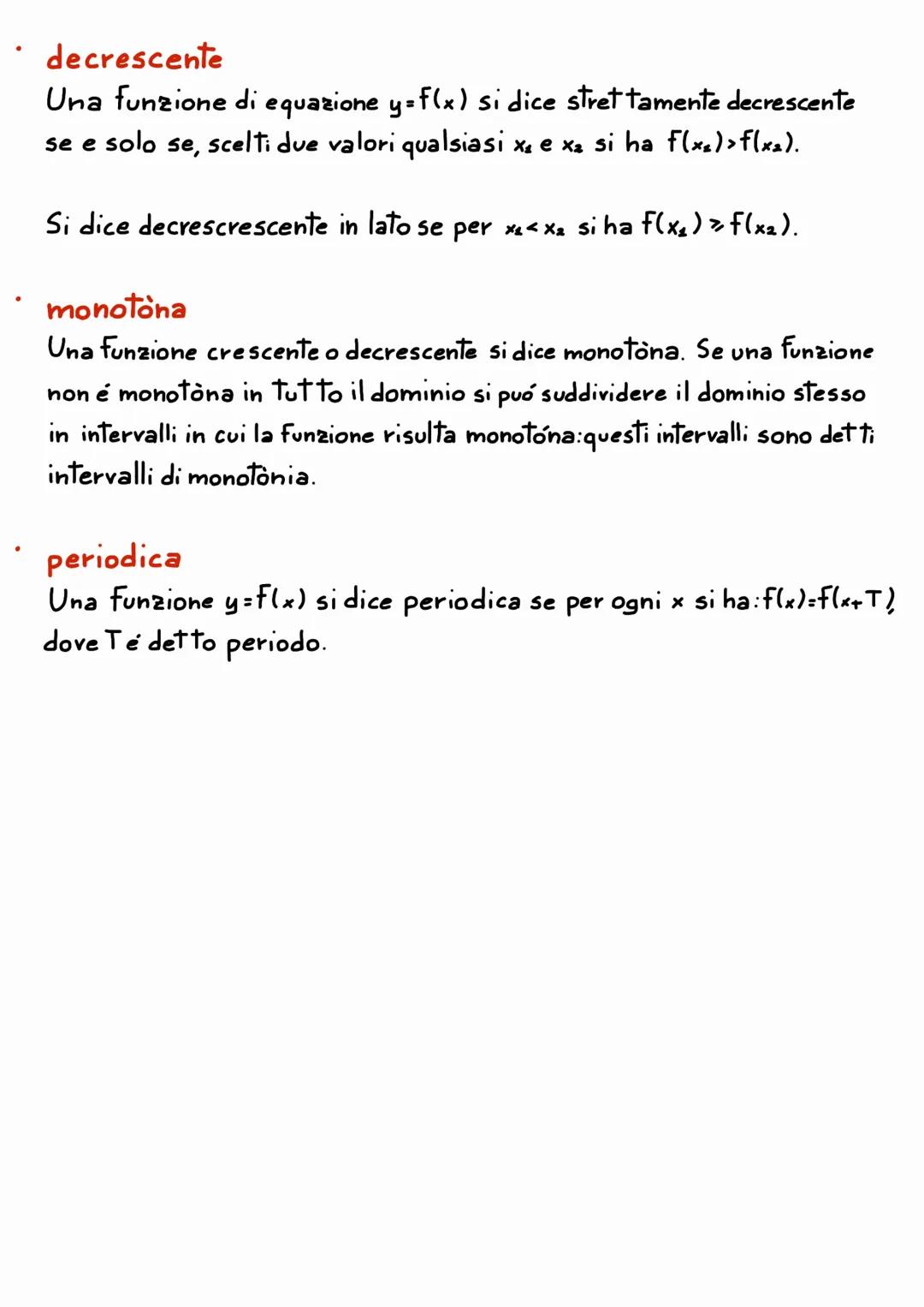 LE FUNZON
Dati due sottoinsiemi A e B di R, una Funzione of da A a Bé una
relazione che associa a ogni numero reale di A uno eun solo numero