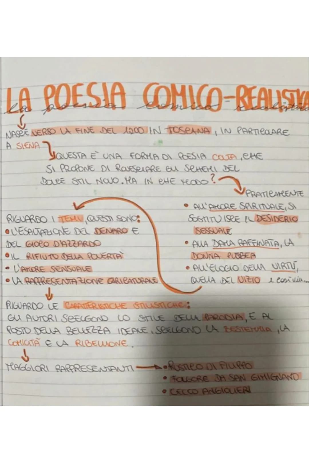LA POESIA COMICO-REALISTICA
NASCE VERSO LA FINE DEL 1200 IN TOSCANA, IN PARTICOLARE
A SIENA
QUESTA
QUESTA E UNA FORMA DI POESIA COUTA, CHE
S