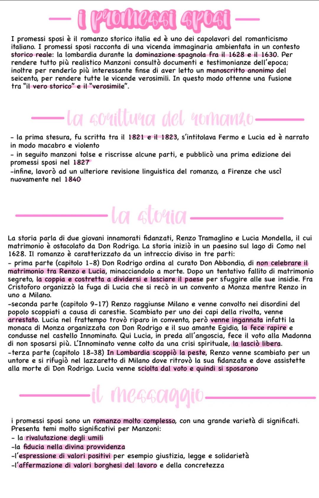 i Prothessi 4P041
I promessi sposi è il romanzo storico italia ed è uno dei capolavori del romanticismo
italiano. I promessi sposi racconta 