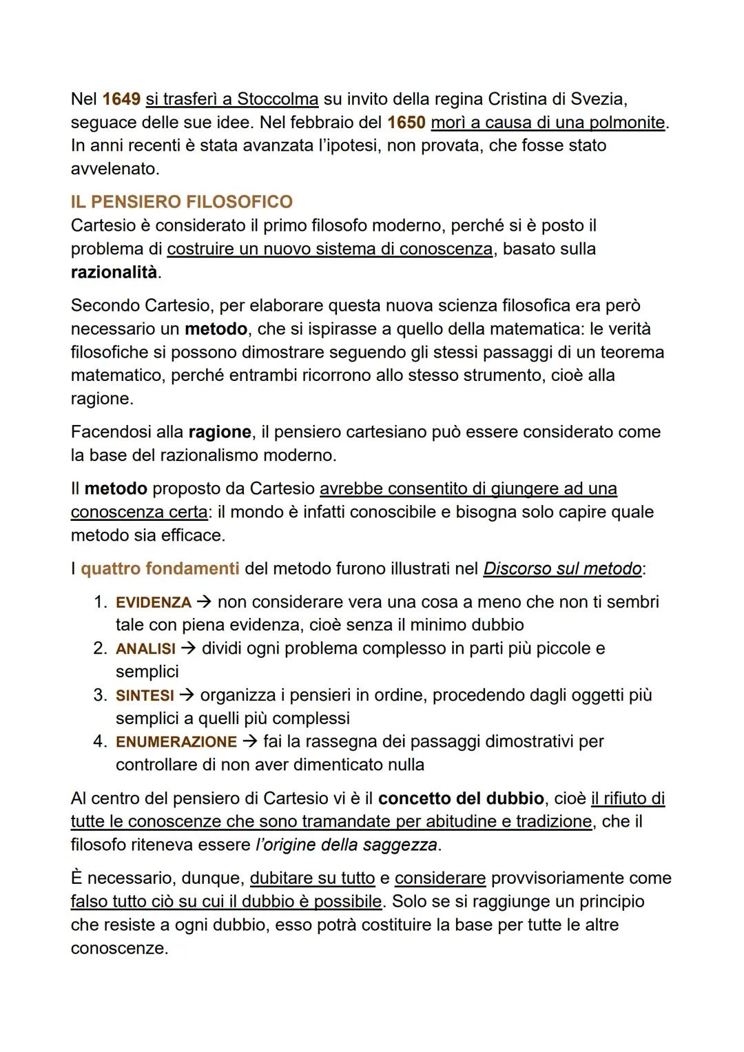 # Cartesio

INTRODUZIONE
Cartesio, nato nel 1596 in Francia, è stato uno dei
principali filosofi dell'età moderna, nonché un
importante scie