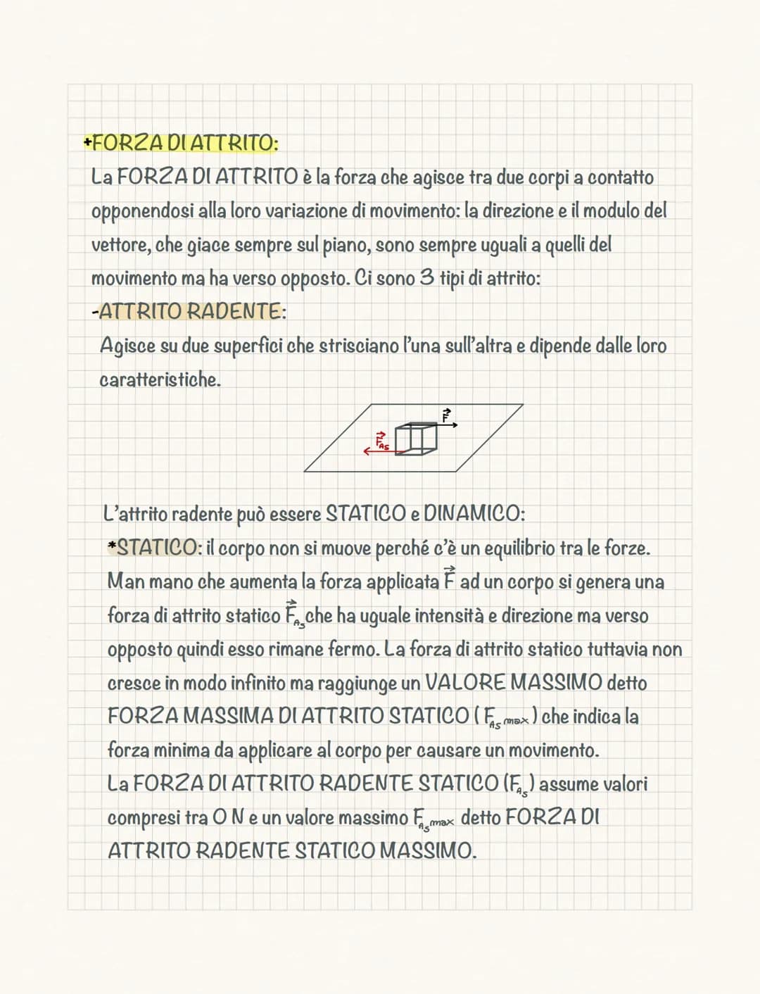 Le forze
• LE FORZE:
La FORZA è una grandezza fisica VETTORIALE che si indica con F.
Si misura con il DINAMOMETRO, uno strumento costituito 
