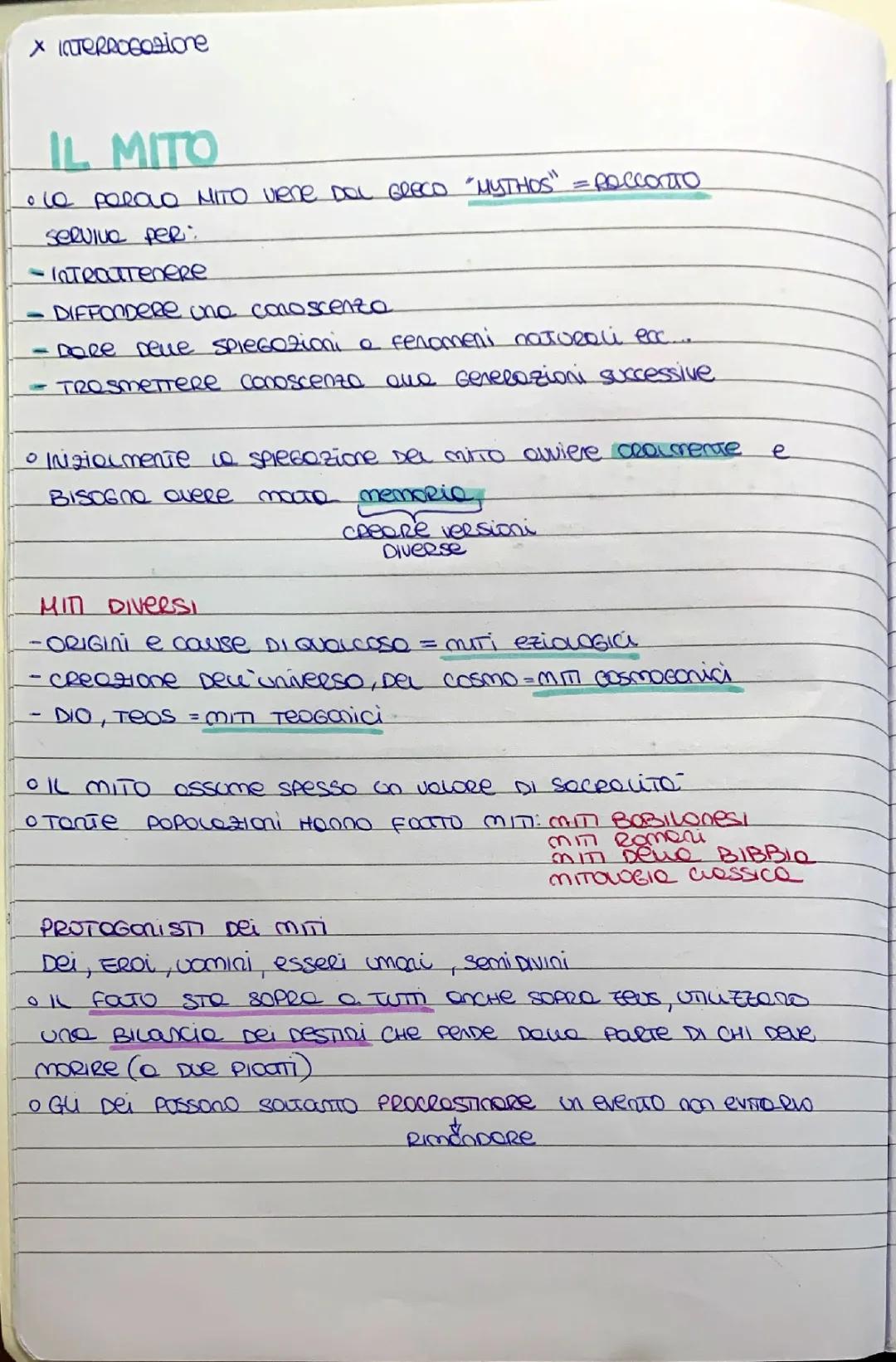 Miti Greci e Teogonia di Esiodo: Storie, Leggende e Differenze