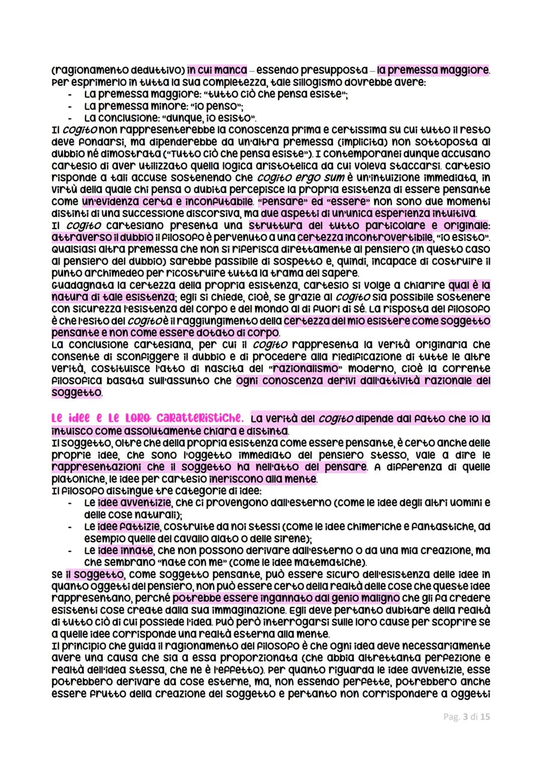 Cartesio
René Descartes (Renato cartesio) ha frequentato il collegio dei gesuiti di La Flèche,
Studiando scienze, matematica, logica, gramma