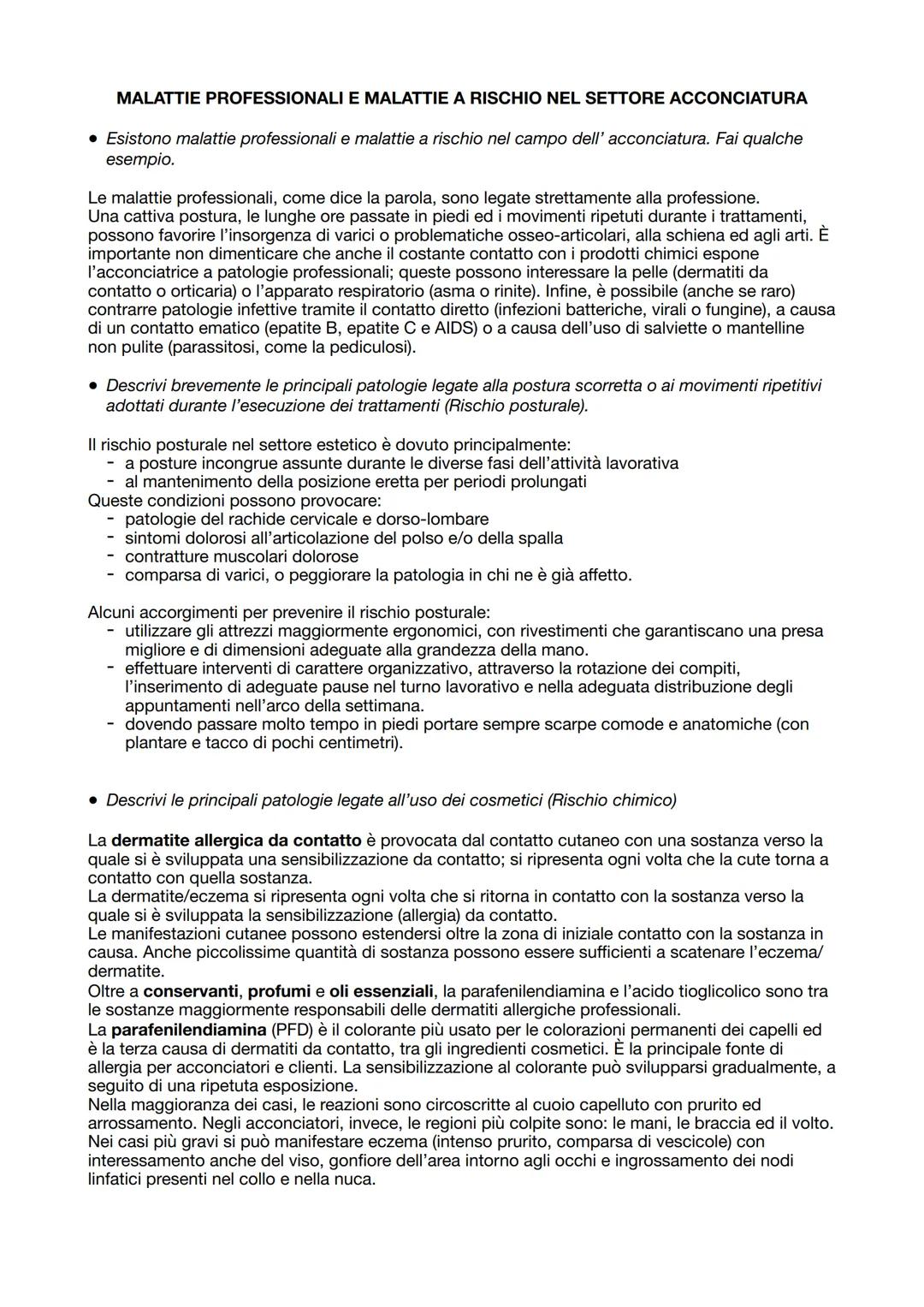 DOMANDE DI CARATTERE GENERALE
. Descrivi la struttura del capello.
Per ottenere risultati professionali, è indispensabile che una buona acco
