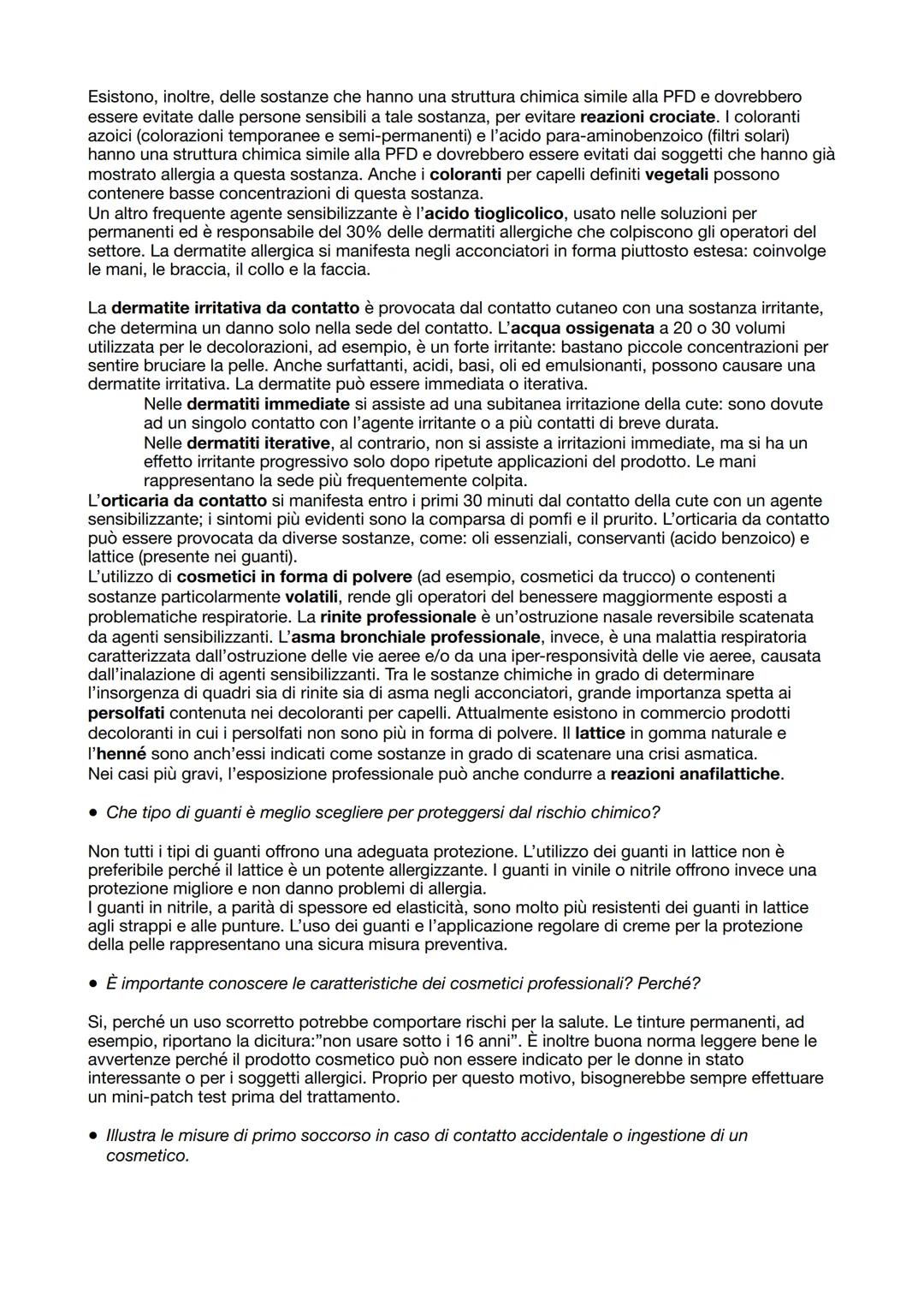 DOMANDE DI CARATTERE GENERALE
. Descrivi la struttura del capello.
Per ottenere risultati professionali, è indispensabile che una buona acco