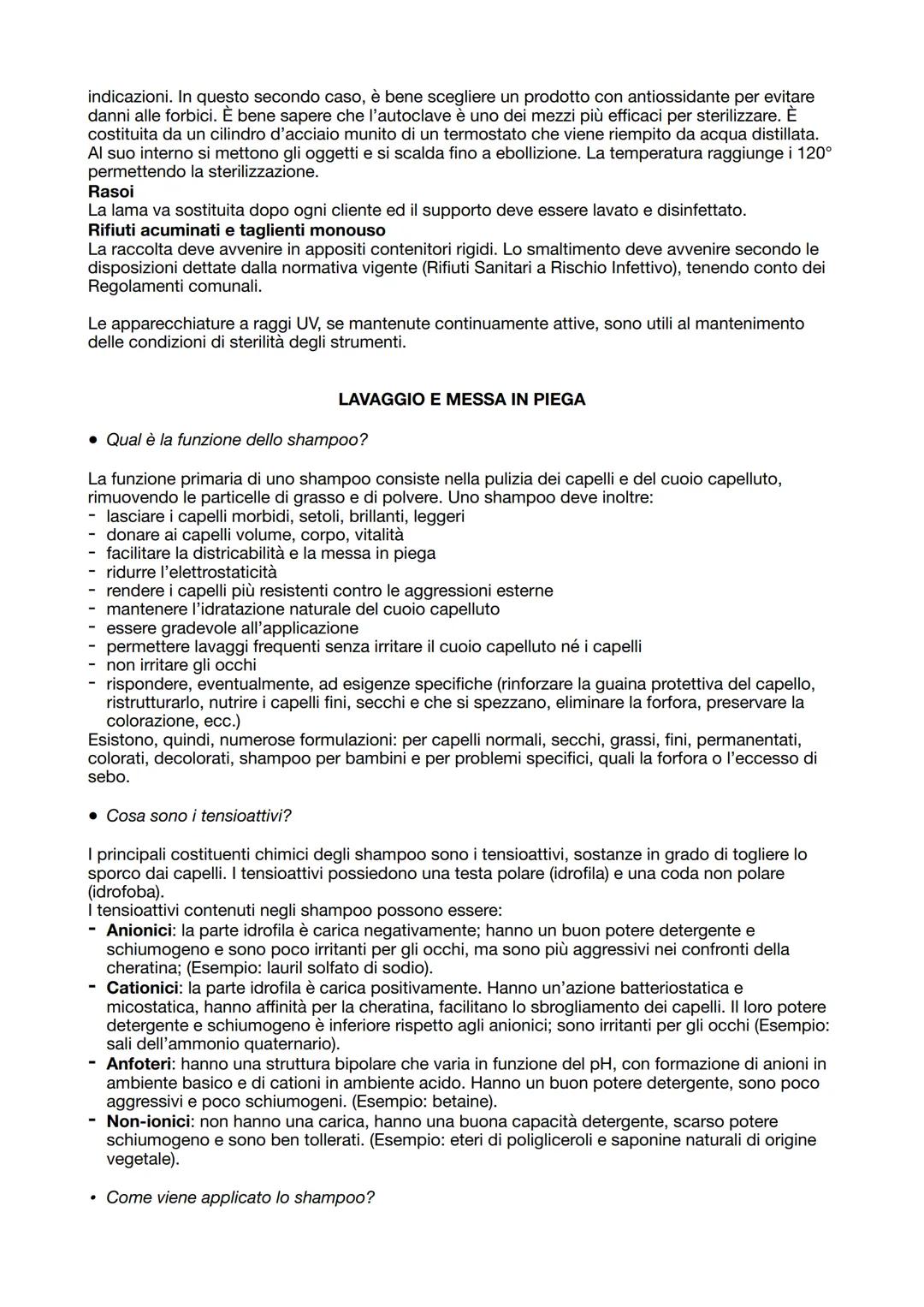 DOMANDE DI CARATTERE GENERALE
. Descrivi la struttura del capello.
Per ottenere risultati professionali, è indispensabile che una buona acco