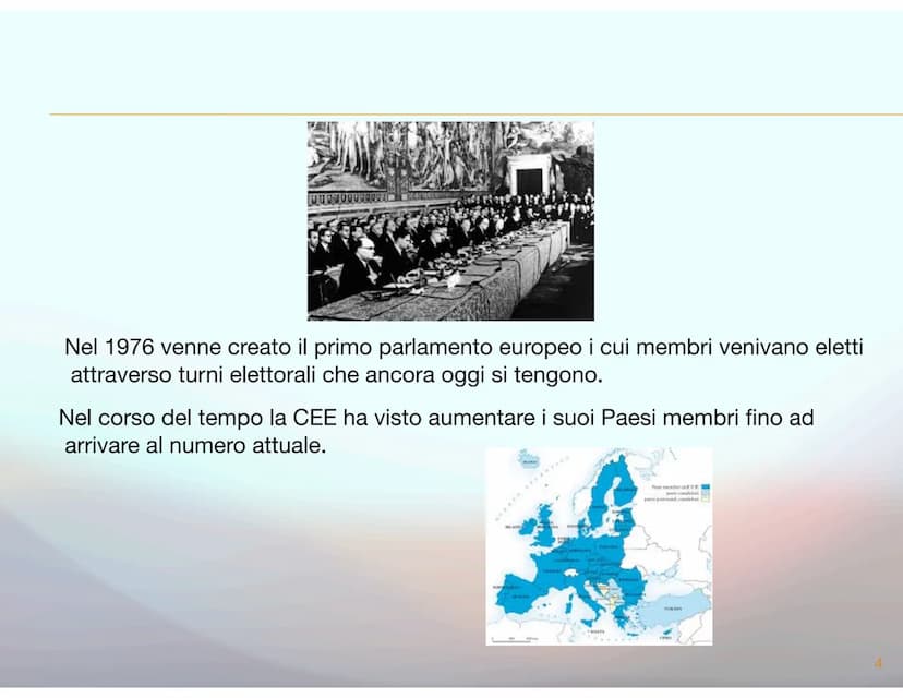 UNIONE EUROPEA L'EUROPA DOPO LA SECONDA GUERRA MONDIALE.
Negli anni successivi alla conclusione della seconda guerra
mondiale l'Europa dovet