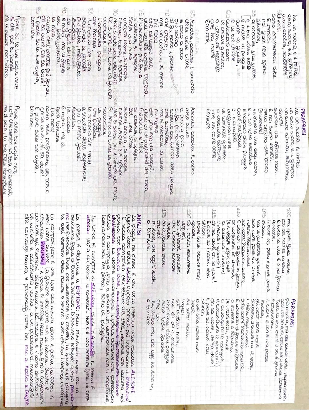 # Ya pioggia nel pinetor

La pioggia nel pineto è una poesia famosissima che fa parte delle
LAUDI, in particolare di Alcyone. È una canzone 