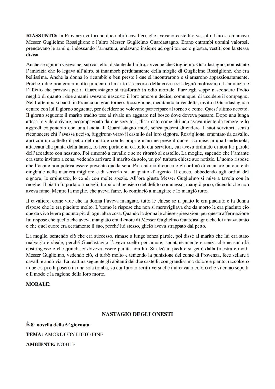 È la 1° novella della 1° giornata.
TEMA: TEMA LIBERO-LA BEFFA
SER CIAPPELLETTO
AMBIENTE: MERCANTILE
RIASSUNTO: Ser Ciappelletto viene descri