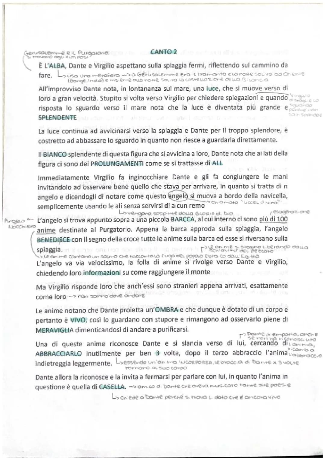 PURGATORIO CANTO 2