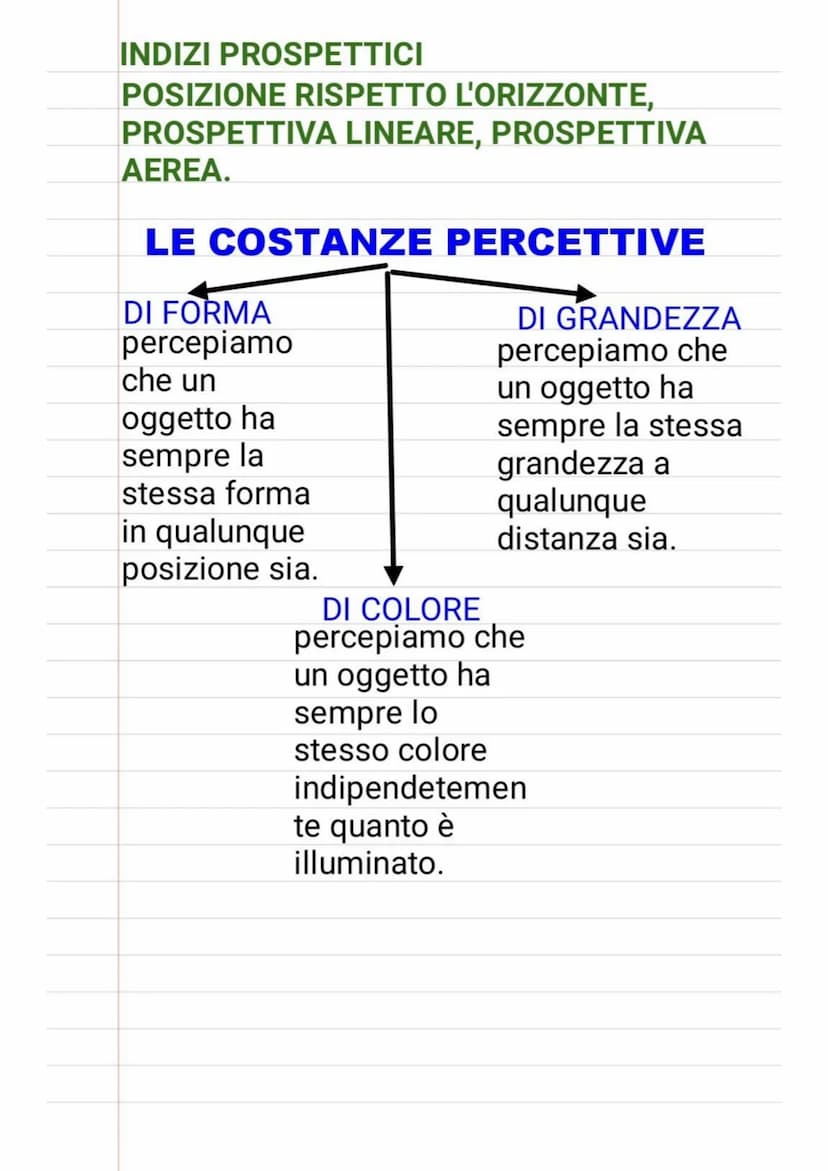 LA PERCEZIONE
La PERCEZIONE è uno dei processi
cognitivi della mente umana che permette di
scoprire l'ambiente. Noi percepiamo
attraverso gl