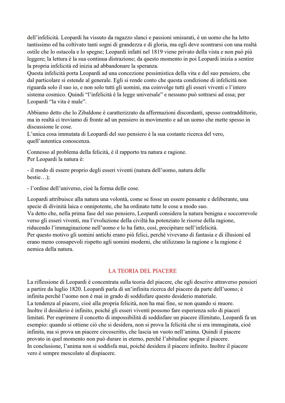 # LO ZIBALDONE (1817-1832)

Leopardi inizia a scrivere opere erudite quando è ancora bambino e cosi inizia a prendere coscienza
delle propri
