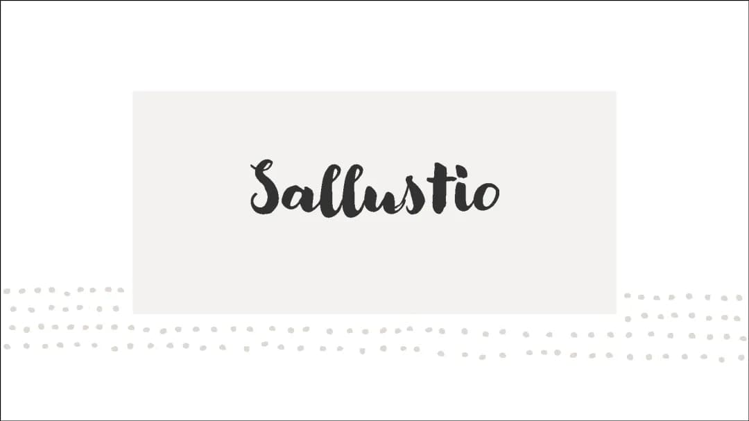 Sallustio 