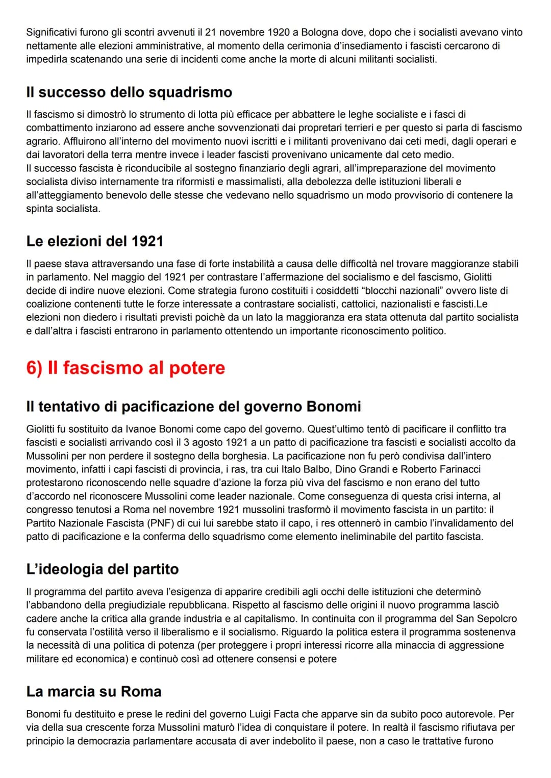 L'ITALIA DAL DOPOGUERRA AL
FASCISMO
1) La crisi del dopoguerra
L'economia postbellica
Alla fine della guerra l'Italia dovette affrontare num