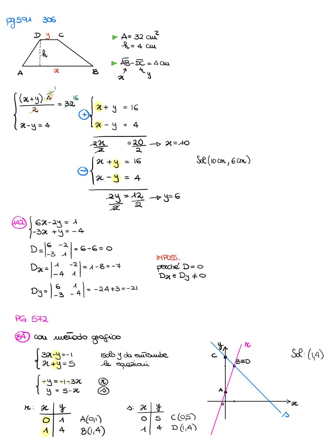 SISTEMI UNEARI
27+3=
+ H
2
Y+H-3=0
+ eq. lineare in DUE incognite
- quante soluzioni he?
INFINITE
se x=0 →y + (0) -3=0; y-3=0; y = 3
3
La co