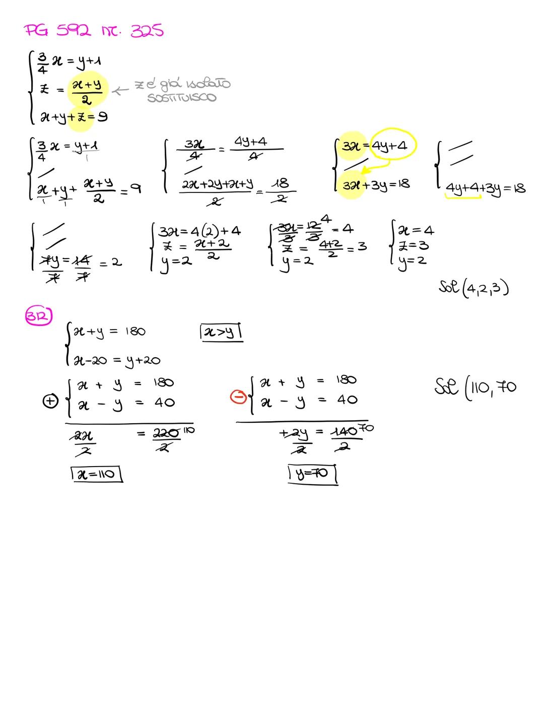 SISTEMI UNEARI
27+3=
+ H
2
Y+H-3=0
+ eq. lineare in DUE incognite
- quante soluzioni he?
INFINITE
se x=0 →y + (0) -3=0; y-3=0; y = 3
3
La co