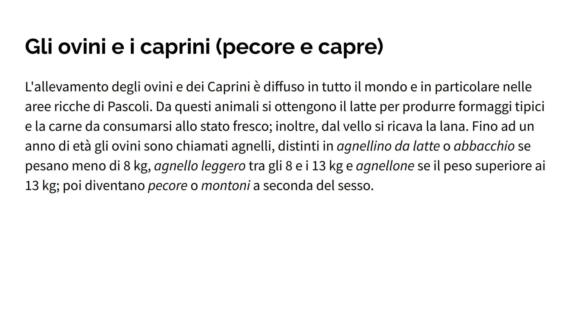 
<p>La zootecnia è una scienza che si occupa dell'allevamento degli animali domestici utili all'uomo, con un focus sul profilo genetico ed e