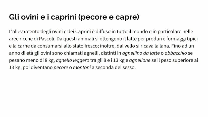
<p>La zootecnia è una scienza che si occupa dell'allevamento degli animali domestici utili all'uomo, con un focus sul profilo genetico ed e
