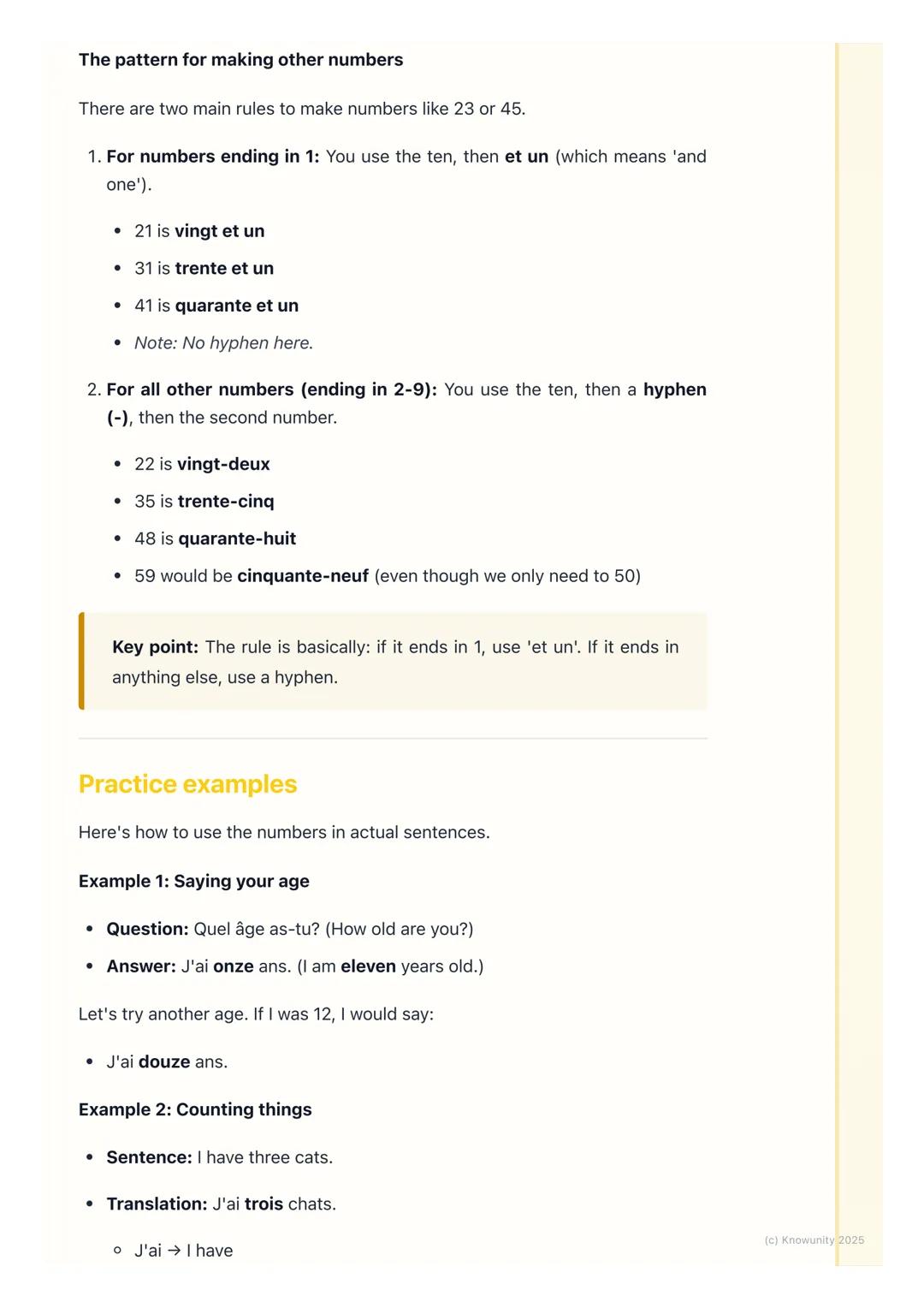 # Counting in French

An introduction to French numbers

Learning numbers is really important because we use them all the time. We
need them