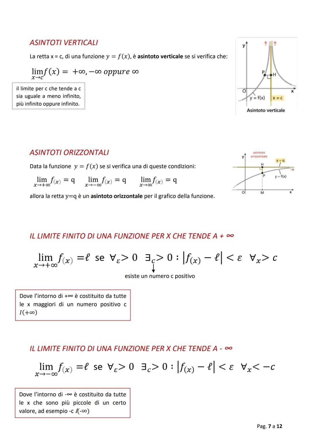 MATEMATICA
DEFINIZIONE DI FUNZIONE
Dati due sottoinsiemi A e B (non vuoti) di R, una funzione f(x) da A a B è una
relazione che associa ad o