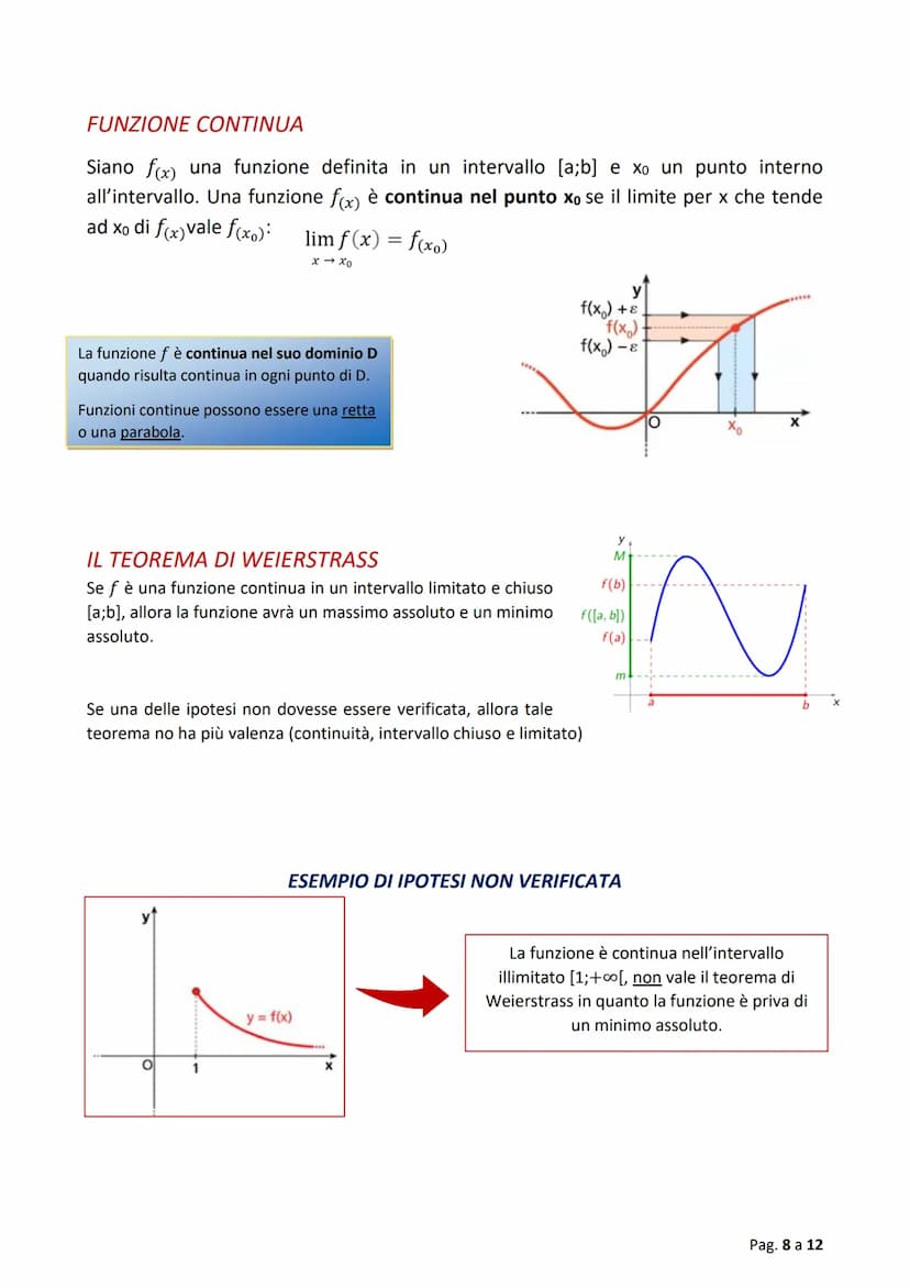 MATEMATICA
DEFINIZIONE DI FUNZIONE
Dati due sottoinsiemi A e B (non vuoti) di R, una funzione f(x) da A a B è una
relazione che associa ad o
