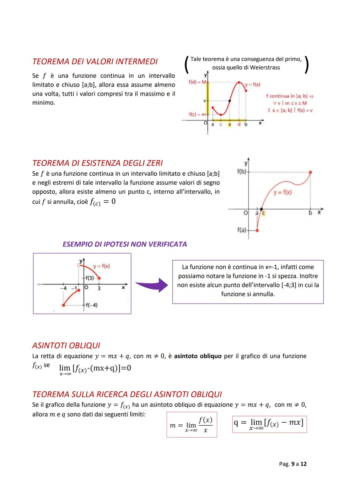 MATEMATICA
DEFINIZIONE DI FUNZIONE
Dati due sottoinsiemi A e B (non vuoti) di R, una funzione f(x) da A a B è una
relazione che associa ad o