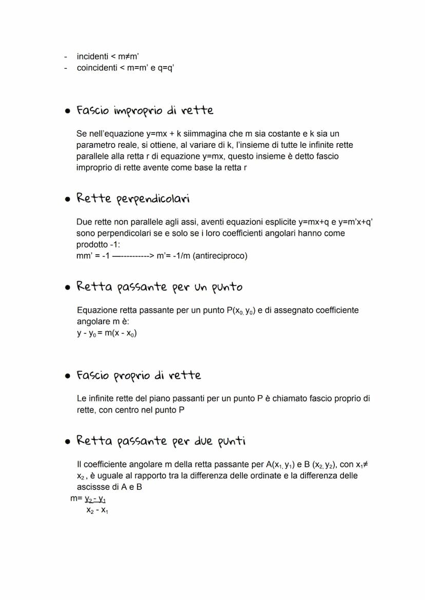 Rette nel piano cartesiano
•Il piano cartesiano
Si dice piano cartesiano un piano dove sono stati fissati un asse x (delle
ascisse), un asse