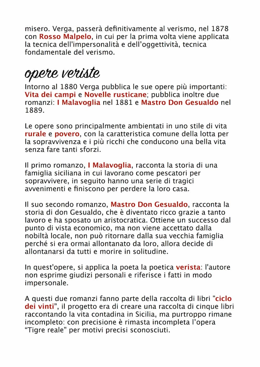 Giovanni Verga
Giovanni Verga è stato uno scrittore italiano, tra i più
importanti della letteratura italiana del XIX secolo, noto per i
suo