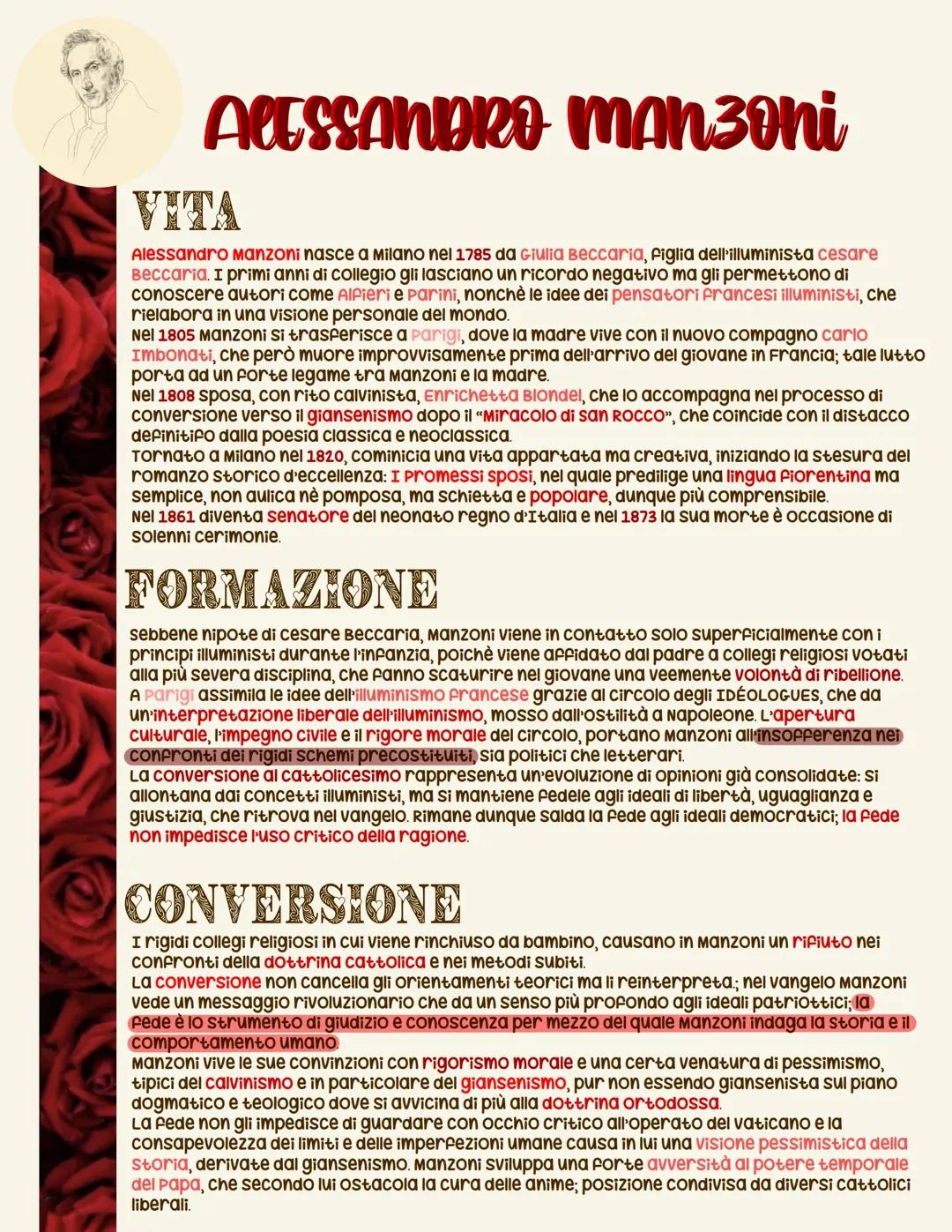 Manzoni e i promessi sposi