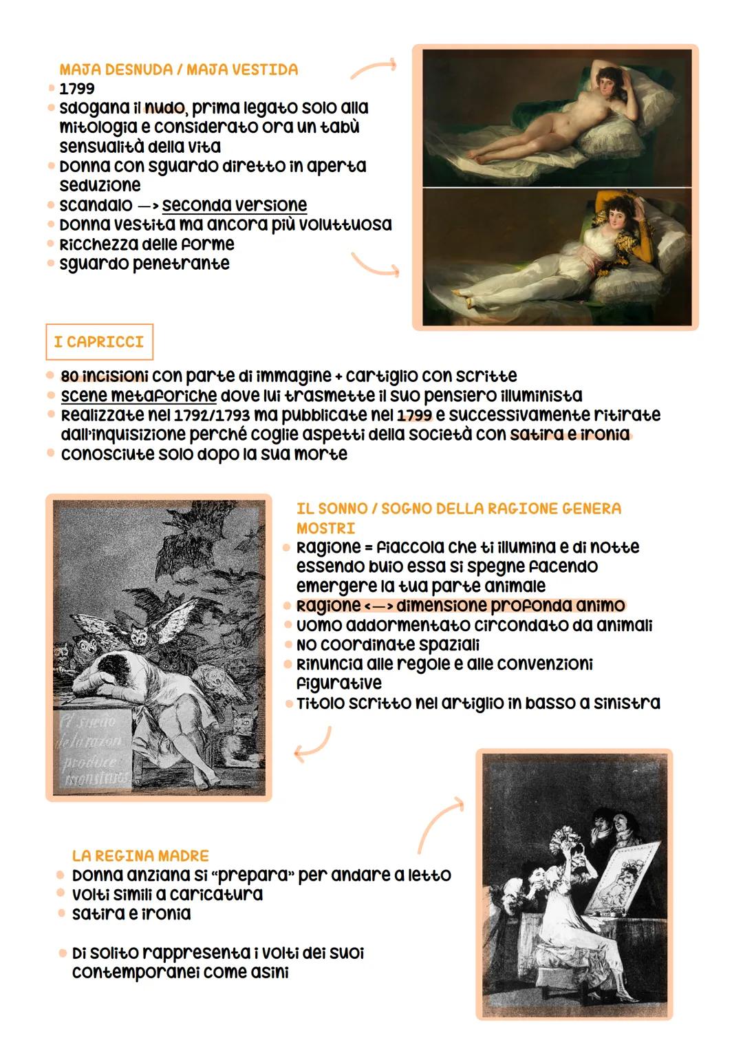 # Francisco Goya

PROTOROMATICISMO = artisti opposti al classicismo che aprono la strada al
romanticismo
*   classicismo -> razione/ragione
