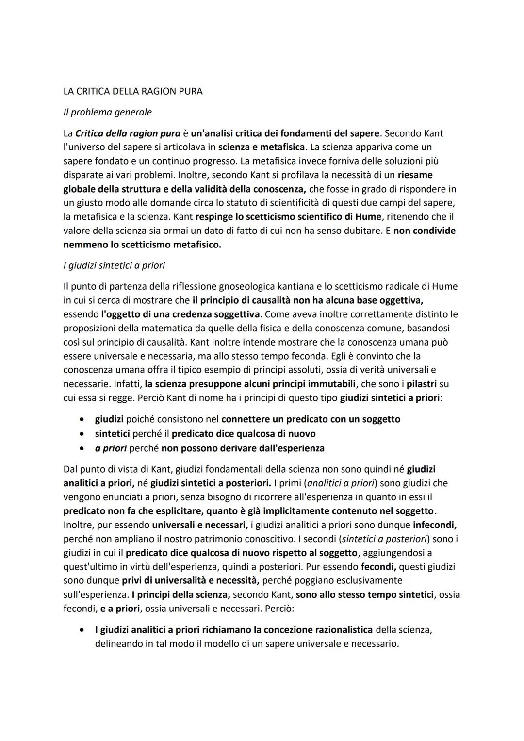 KANT
La vita
Kant nacque a Konigsberg il 22 aprile 1724, da una famiglia di umili origini. Fu educato nello
spirito religioso del pietismo p